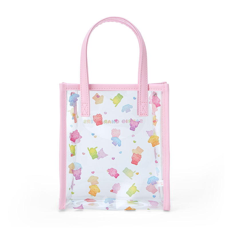 Sanrio | Shoulder Equipped Clear Tote Bag 2Way 18×6×20Cm (Gummy Candy) 日本三丽鸥 2种背法托特包/斜挎包/透明小包（软糖风）
