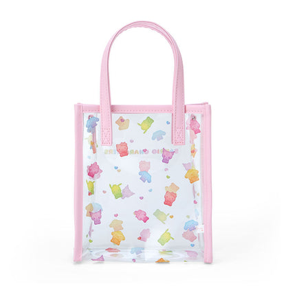 Sanrio | Shoulder Equipped Clear Tote Bag 2Way 18×6×20Cm (Gummy Candy) 日本三丽鸥 2种背法托特包/斜挎包/透明小包（软糖风）