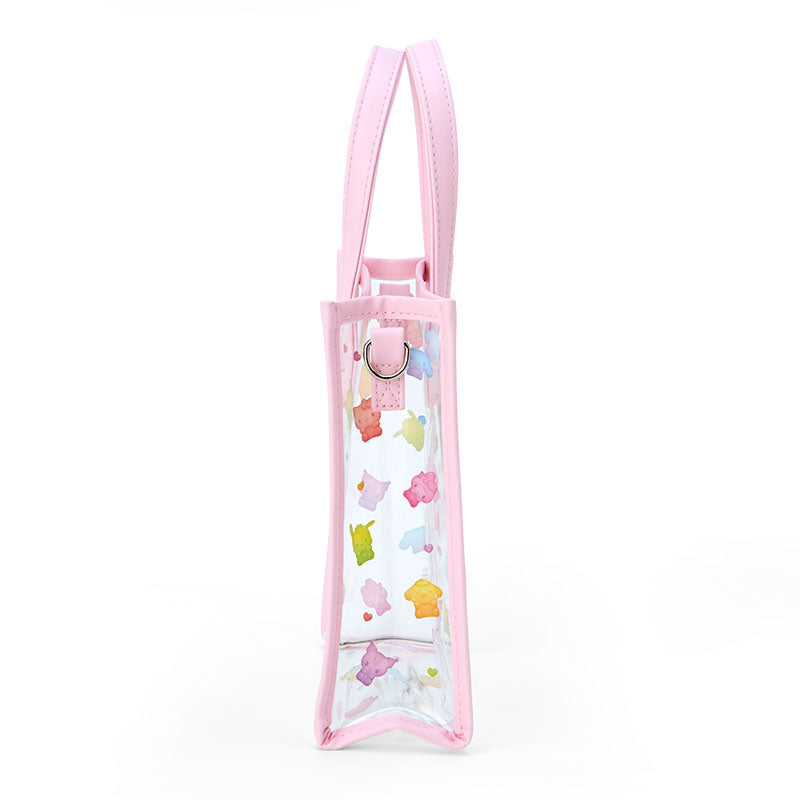 Sanrio | Shoulder Equipped Clear Tote Bag 2Way 18×6×20Cm (Gummy Candy) 日本三丽鸥 2种背法托特包/斜挎包/透明小包（软糖风）