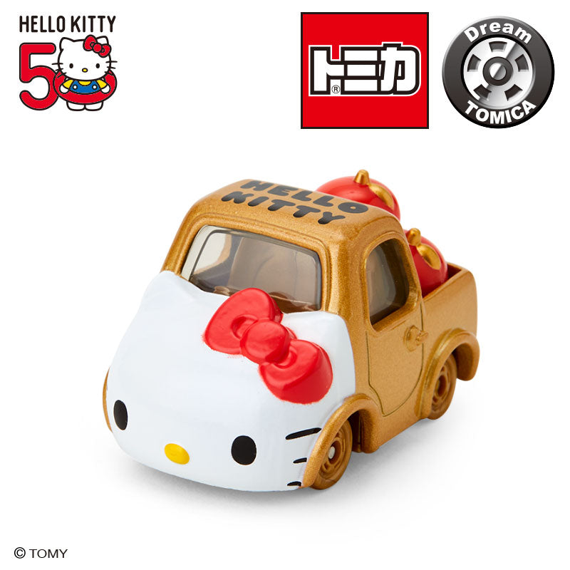 Sanrio | Tomy Dream Tomica Sp Hello Kitty 50Th Anniversary 8×4×4Cm Golden