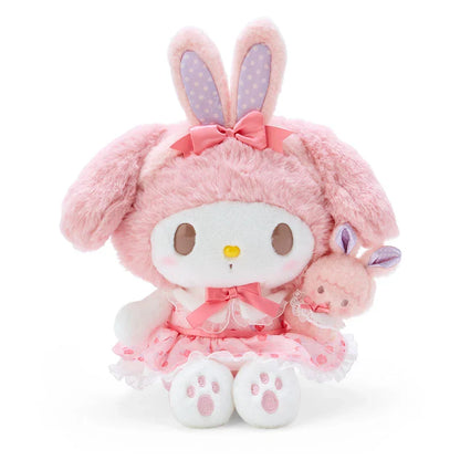 Sanrio | My Melody Plush Toy 23×12×26Cm (My Little Treasure) 日本三丽鸥 美乐蒂 毛绒玩偶/公仔（小羊必爱诺生日）