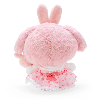 Sanrio | My Melody Plush Toy 23×12×26Cm (My Little Treasure) 日本三丽鸥 美乐蒂 毛绒玩偶/公仔（小羊必爱诺生日）