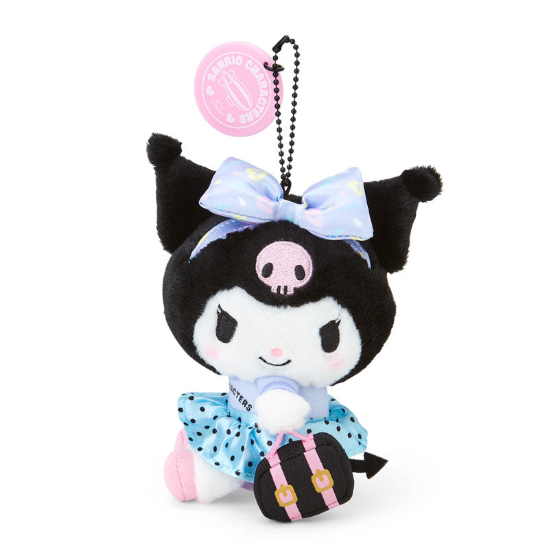 Sanrio | Plush Mascot Holder Keychain W12×D7×H14Cm (Fantasy Trip) 库洛米Kuromi