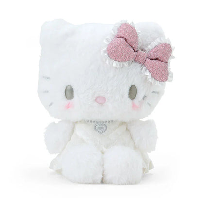 Sanrio | Hello Kitty Plush Toy 25.7 X 18.2 11.7Cm (Angel Little Devil Design) Angel (Pink) 天使