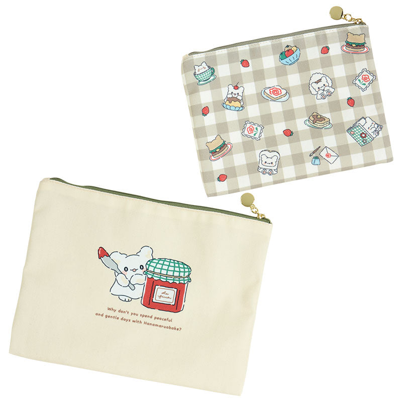 Sanrio | Hanamaruobake/Marumaru Flat Pouch Set 2Pcs (Always Together!)