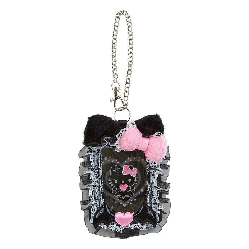 Sanrio | Hello Kitty Slide Card Case Holder 13.6 X 11.5 2.4Cm (Angel Little Devil Design) (Black)