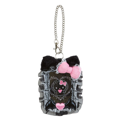 Sanrio | Hello Kitty Slide Card Case Holder 13.6 X 11.5 2.4Cm (Angel Little Devil Design) (Black)