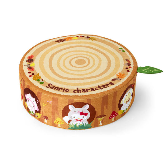Sanrio | Stump Cross-Legged Cushion 38×38×12Cm (Forest Small Animals)
