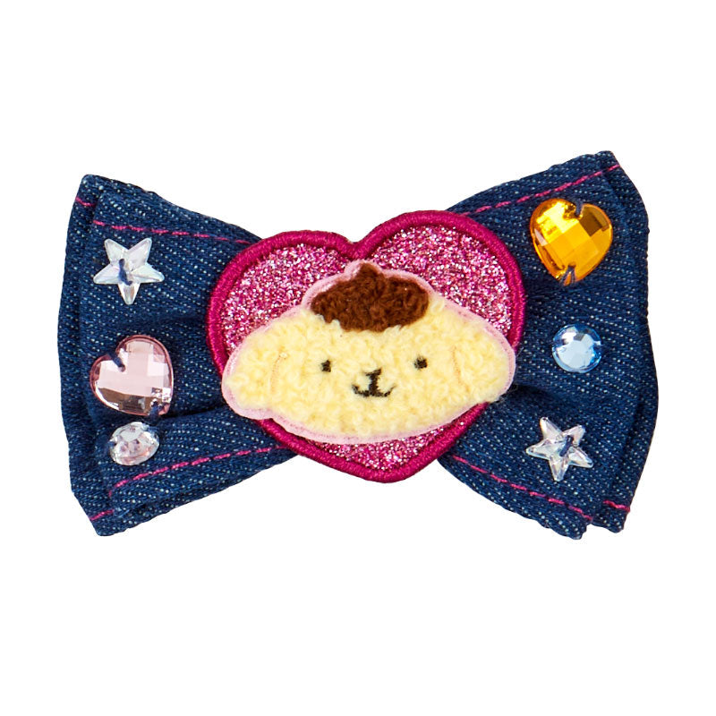 Sanrio | Secret Hair Clip 8.5×2×4.5Cm (Denim Patch)