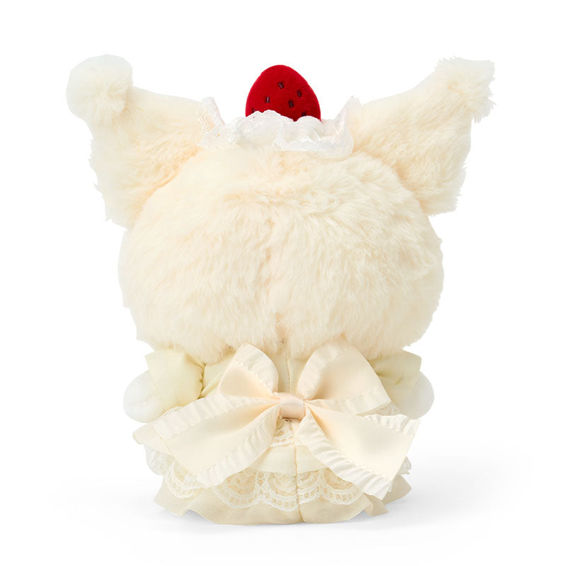 Sanrio | Kuromi Plush Toy W22×D10×H17Cm & Necklace 46Cm Gift Set (Shortcake)