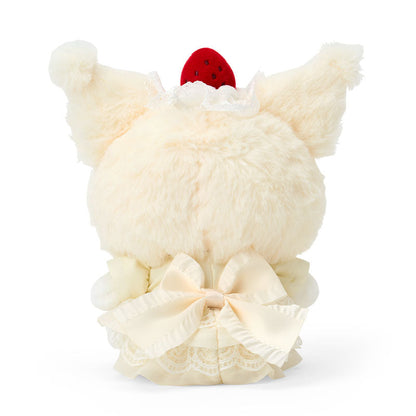 Sanrio | Kuromi Plush Toy W22×D10×H17Cm & Necklace 46Cm Gift Set (Shortcake)