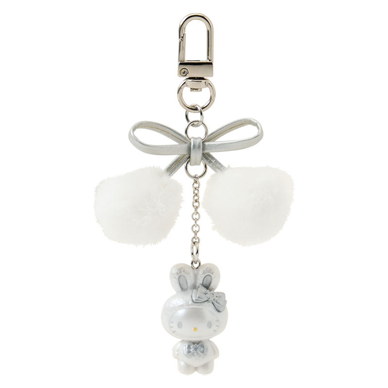 Sanrio | Hello Kitty Phone Charm Keychain 9.3×2.5×17Cm (Fluffy Snow Rabbit)