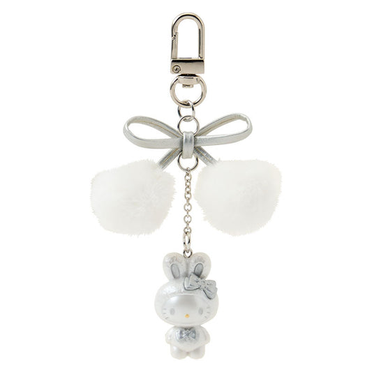 Sanrio | Hello Kitty Phone Charm Keychain 9.3×2.5×17Cm (Fluffy Snow Rabbit)
