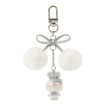 Sanrio | My Melody Phone Charm Keychain 9.3×2.5×17Cm (Fluffy Snow Rabbit)