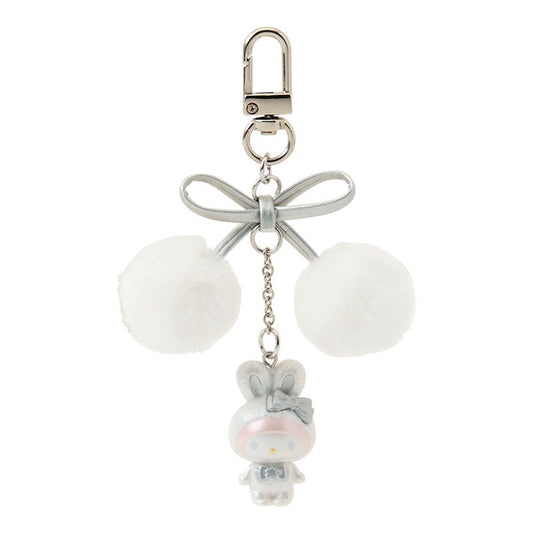 Sanrio | My Melody Phone Charm Keychain 9.3×2.5×17Cm (Fluffy Snow Rabbit)