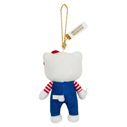SANRIO | Hello Kitty Style up Long Leg Mascot Holder / Plush Keychain / Bag Charm 15×7×17cm (50th Anniversary Hello