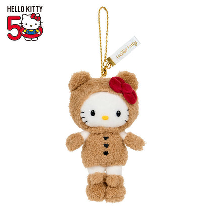 SANRIO | Hello Kitty Style up Long Leg Mascot Holder / Plush Keychain / Bag Charm 15×7×17cm (50th Anniversary Hello