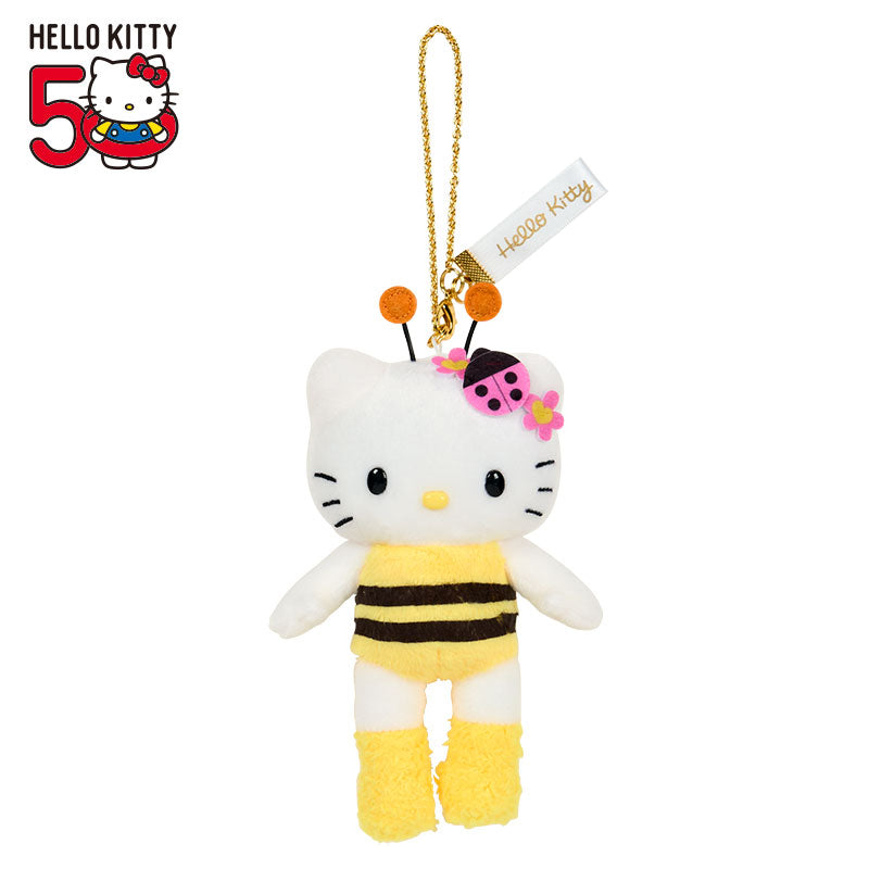 SANRIO | Hello Kitty Style up Long Leg Mascot Holder / Plush Keychain / Bag Charm 15×7×17cm (50th Anniversary Hello