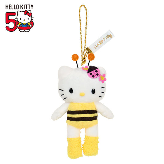 SANRIO | Hello Kitty Style up Long Leg Mascot Holder / Plush Keychain / Bag Charm 15×7×17cm (50th Anniversary Hello
