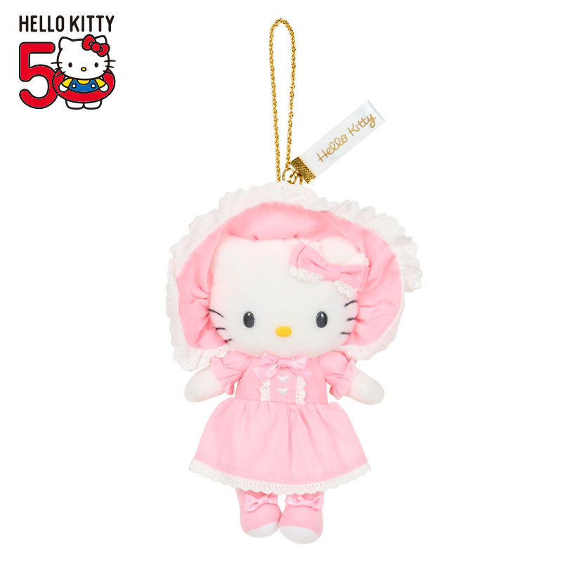 【Limit 1 / customer】SANRIO | Hello Kitty Style up Long Leg Mascot Holder / Plush Keychain / Bag Charm 15×7×17cm (50th