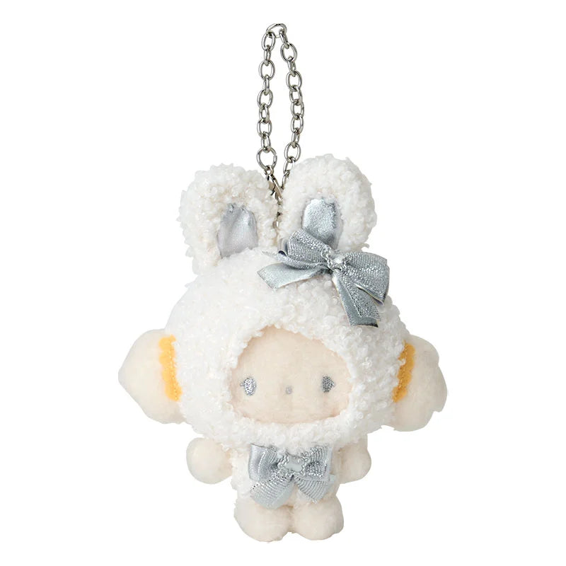 Sanrio | Cogimuyun Mascot Charm Holder Keychain 14.9 X 10.6 6.4Cm (Fluffy Snow Rabbit)