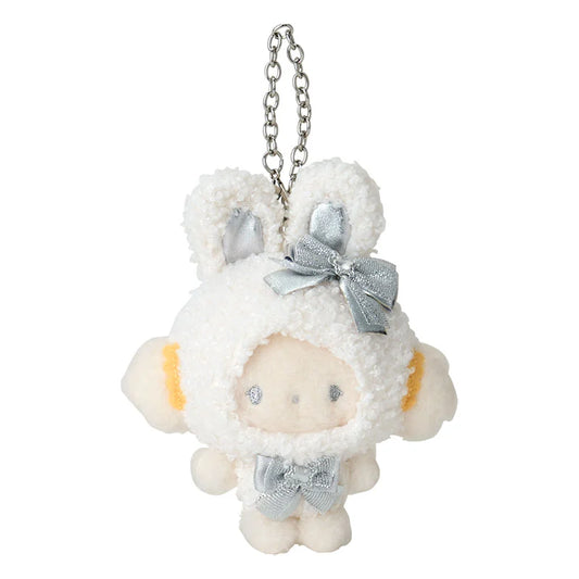 Sanrio | Cogimuyun Mascot Charm Holder Keychain 14.9 X 10.6 6.4Cm (Fluffy Snow Rabbit)