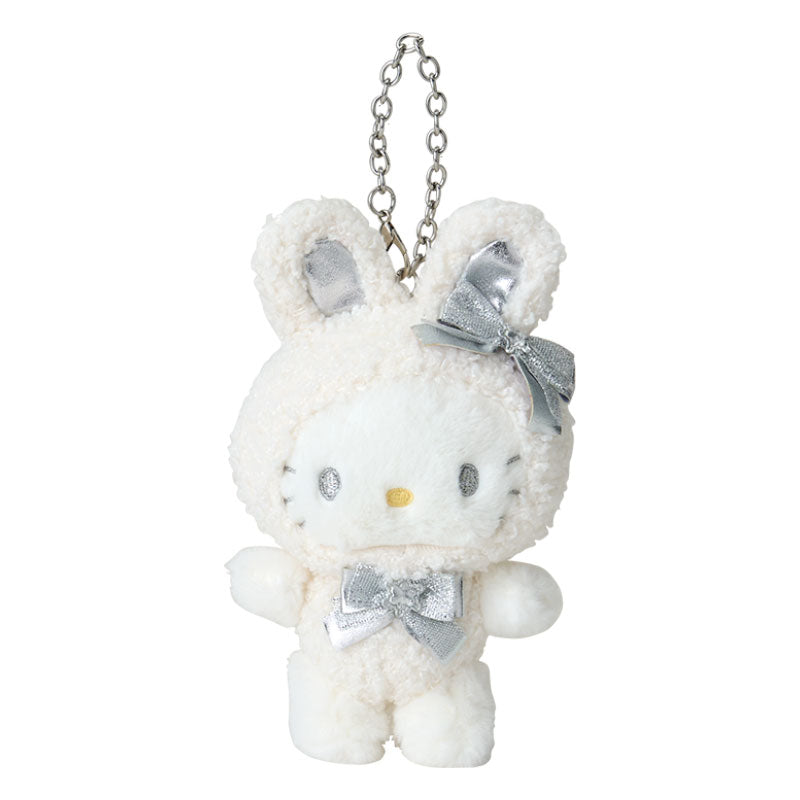 Sanrio | Hello Kitty Mascot Charm Holder Keychain 14.8 X 9.7 6.1Cm (Fluffy Snow Rabbit)