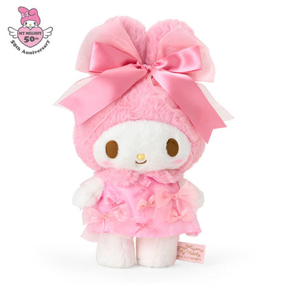【Limit 1 / customer】SANRIO | Ribbon Princess My Melody Plush Toy 17.5×11×33cm (Birthday 50th Anniversary)