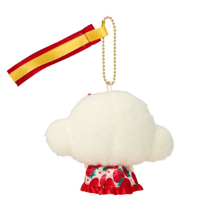 【Limit 1】SANRIO | Cogimyun Mascot Holder Plush Keychain W11×D7×H15.5cm (Strawberry News 50th Anniversary)