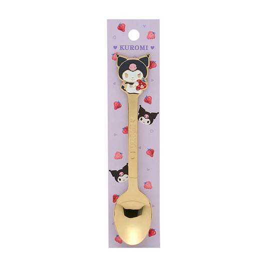 SANRIO | Kuromi Stainless Steel Spoon Tableware Cutlery 2.9×0.5×14.2cm