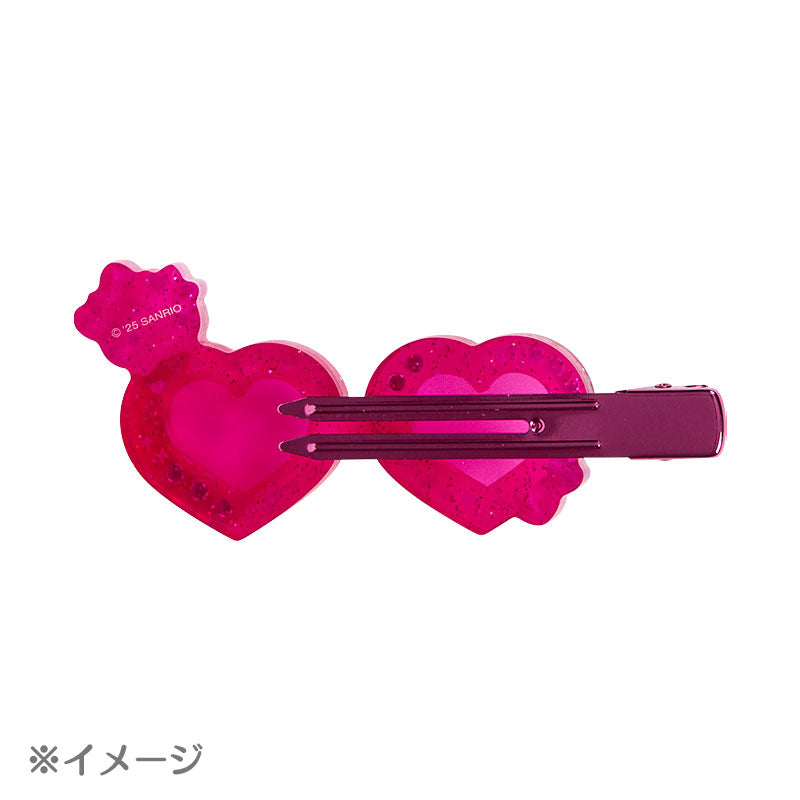 Sanrio | My Melody Bangs Clip Hair Clip Star Sunglass Shape 11×7.9×1.1cm (Academy Kirameki Festival / School Festival)