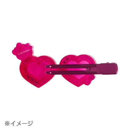 Sanrio | My Melody Bangs Clip Hair Clip Star Sunglass Shape 11×7.9×1.1cm (Academy Kirameki Festival / School Festival)