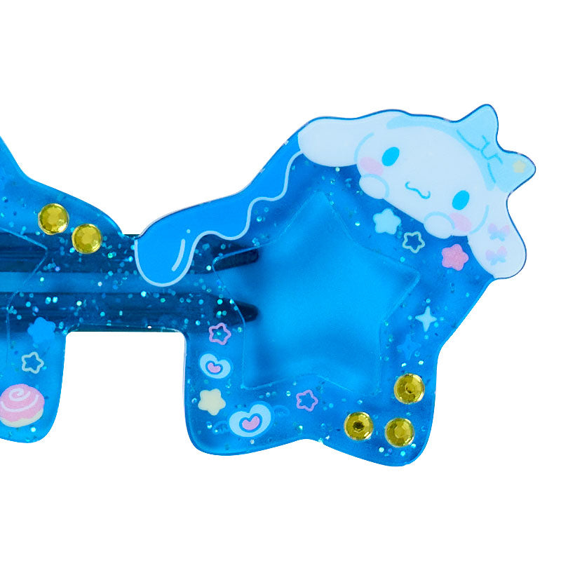 Sanrio | Cinnamoroll Bangs Clip Hair Clip Star Sunglass Shape 11×7.9×1.1cm (Academy Kirameki Festival / School Festival)