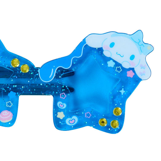Sanrio | Cinnamoroll Bangs Clip Hair Clip Star Sunglass Shape 11×7.9×1.1cm (Academy Kirameki Festival / School Festival)