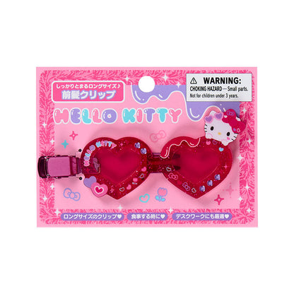 Sanrio | Hello Kitty Bangs Clip Hair Clip Star Sunglass Shape 11×7.9×1.1cm (Academy Kirameki Festival / School Festival)