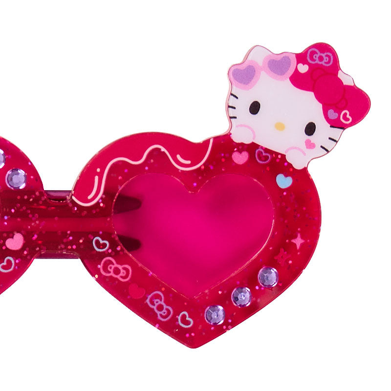 Sanrio | Hello Kitty Bangs Clip Hair Clip Star Sunglass Shape 11×7.9×1.1cm (Academy Kirameki Festival / School Festival)