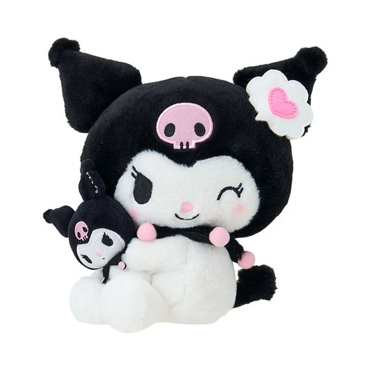 SANRIO | Kuromi Plush Toy 19.1 x 18.1 x 8.8cm (Character Awards 4th Edition I Love Me Series Part 2)