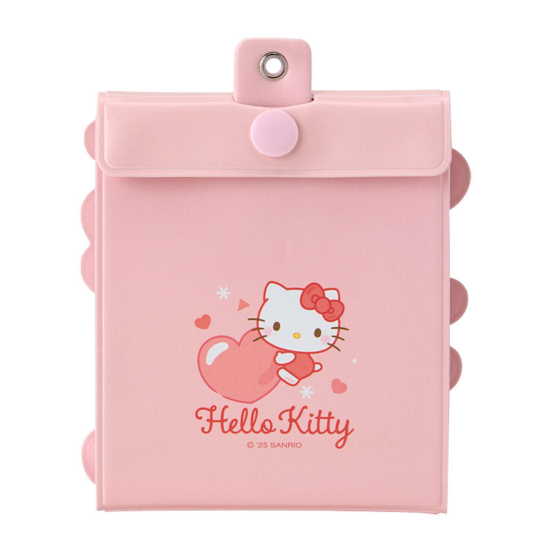 SANRIO | Hello Kitty Accordion Card Holder Keychain 10×1.3×10.8cm (Enjoy Idol - 8 pockets can store up to 16 cards)