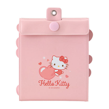 SANRIO | Hello Kitty Accordion Card Holder Keychain 10×1.3×10.8cm (Enjoy Idol - 8 pockets can store up to 16 cards)