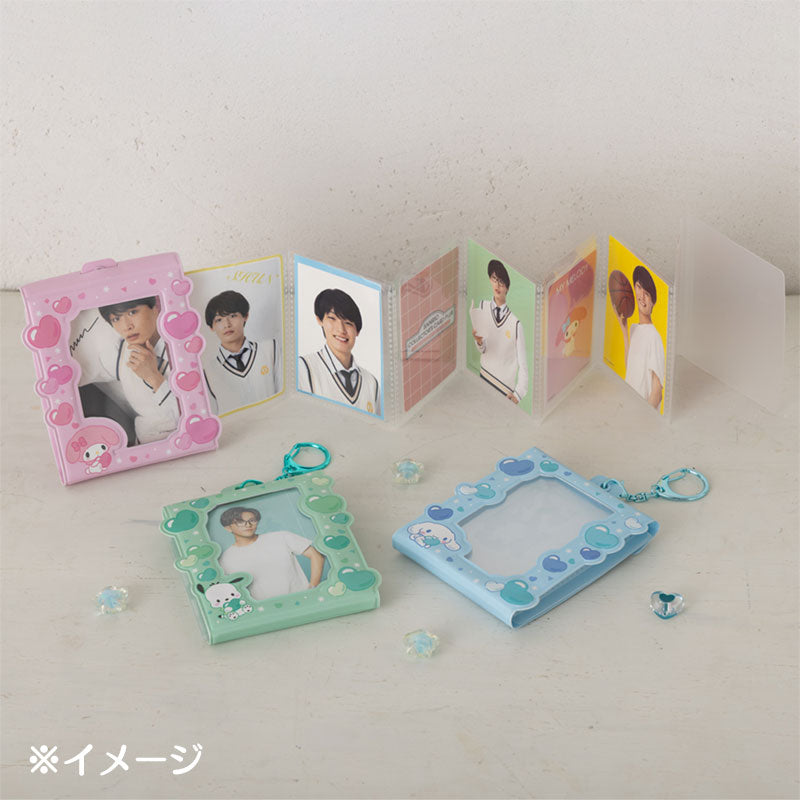 SANRIO | Pompompurin Pom Pom Purin Accordion Card Holder Keychain 10×1.3×10.8cm (Enjoy Idol - 8 pockets can store up to