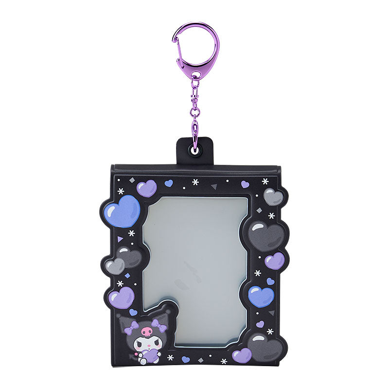 SANRIO | Kuromi Accordion Card Holder Keychain 10×1.3×10.8cm (Enjoy Idol - 8 pockets can store up to 16 cards)