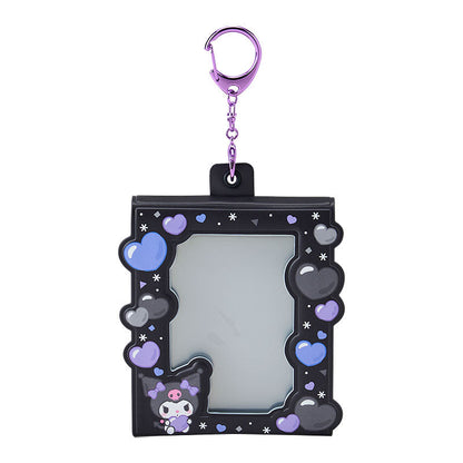 SANRIO | Kuromi Accordion Card Holder Keychain 10×1.3×10.8cm (Enjoy Idol - 8 pockets can store up to 16 cards)
