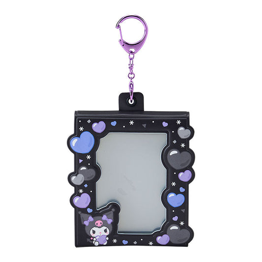 SANRIO | Kuromi Accordion Card Holder Keychain 10×1.3×10.8cm (Enjoy Idol - 8 pockets can store up to 16 cards)