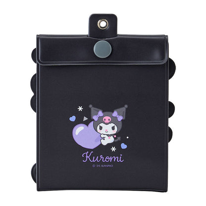 SANRIO | Kuromi Accordion Card Holder Keychain 10×1.3×10.8cm (Enjoy Idol - 8 pockets can store up to 16 cards)