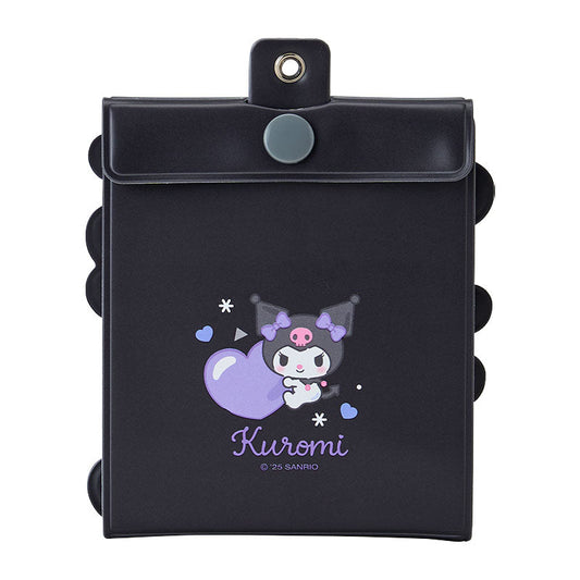 SANRIO | Kuromi Accordion Card Holder Keychain 10×1.3×10.8cm (Enjoy Idol - 8 pockets can store up to 16 cards)