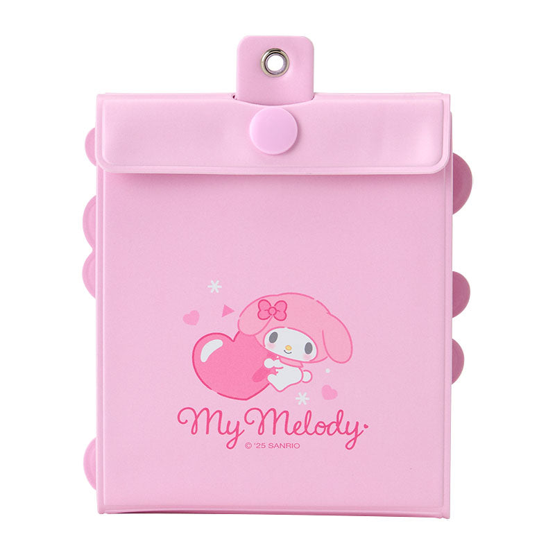 SANRIO | My Melody Accordion Card Holder Keychain 10×1.3×10.8cm (Enjoy Idol - 8 pockets can store up to 16 cards)