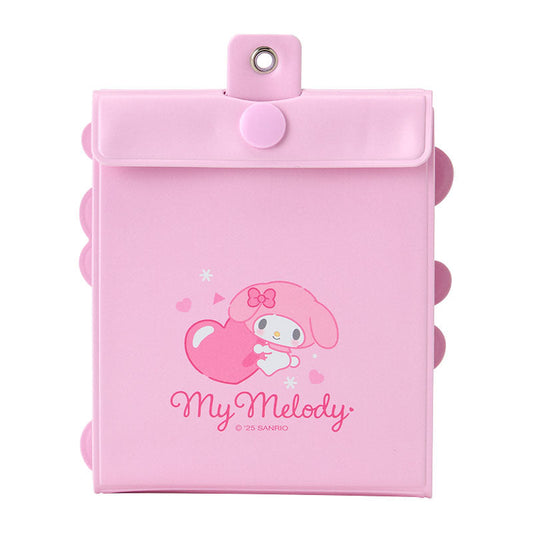 SANRIO | My Melody Accordion Card Holder Keychain 10×1.3×10.8cm (Enjoy Idol - 8 pockets can store up to 16 cards)