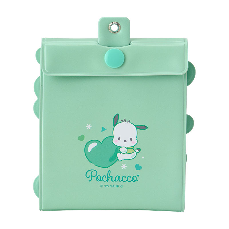 SANRIO | Pochacco Accordion Card Holder Keychain 10×1.3×10.8cm (Enjoy Idol - 8 pockets can store up to 16 cards)