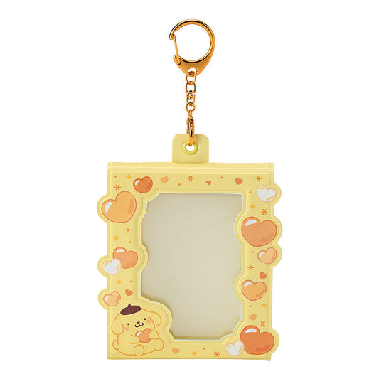 SANRIO | Pompompurin Pom Pom Purin Accordion Card Holder Keychain 10×1.3×10.8cm (Enjoy Idol - 8 pockets can store up to