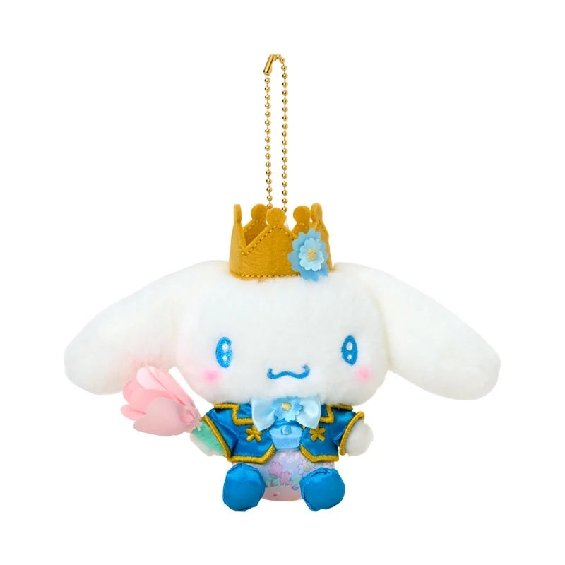 SANRIO | Cinnamoroll Plush Keychain Mascot Holder Bag Charm W11 x H15 x D7.5 cm (Everyone Is The Star! Doki Doki Design)
